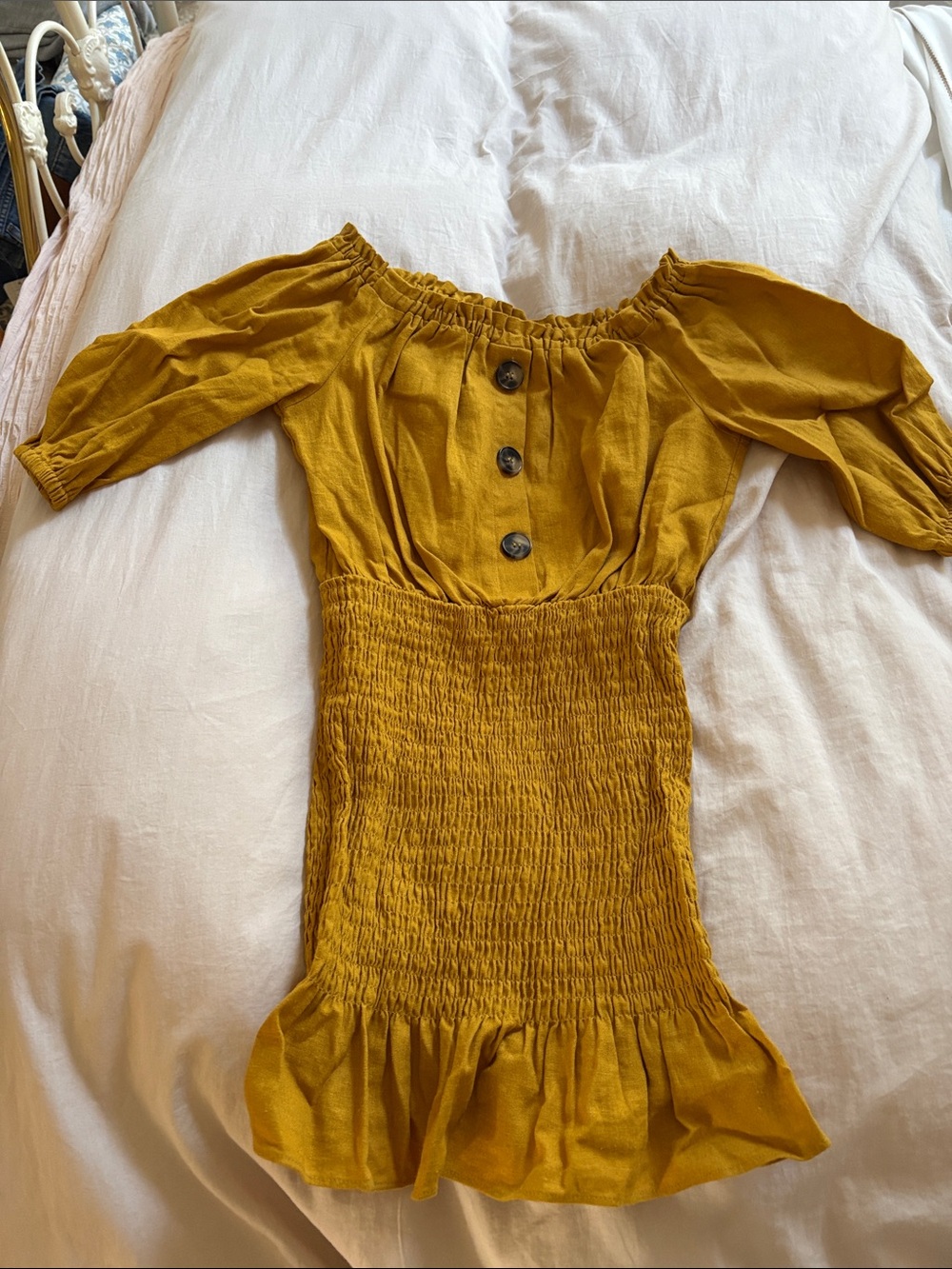 Zara Mustard Yellow top